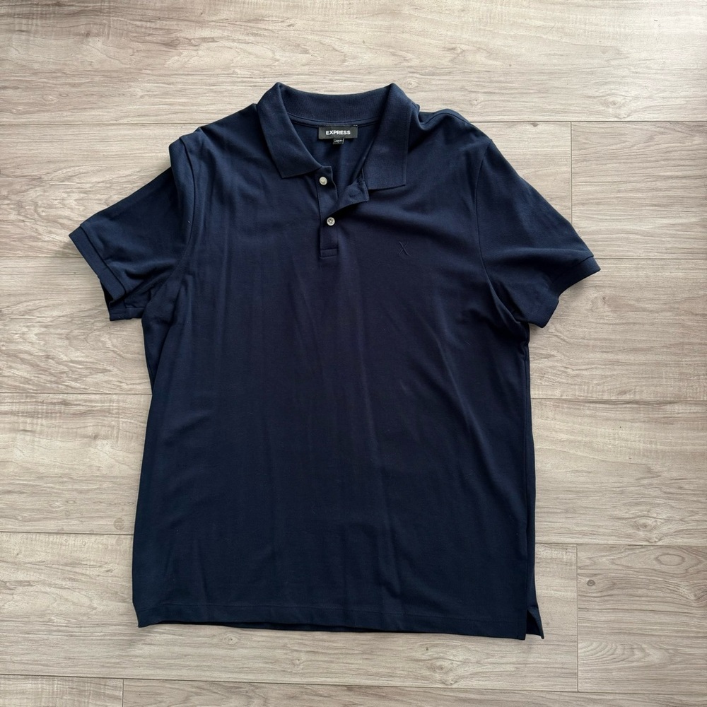 Men’s Navy Express Polo Size Large